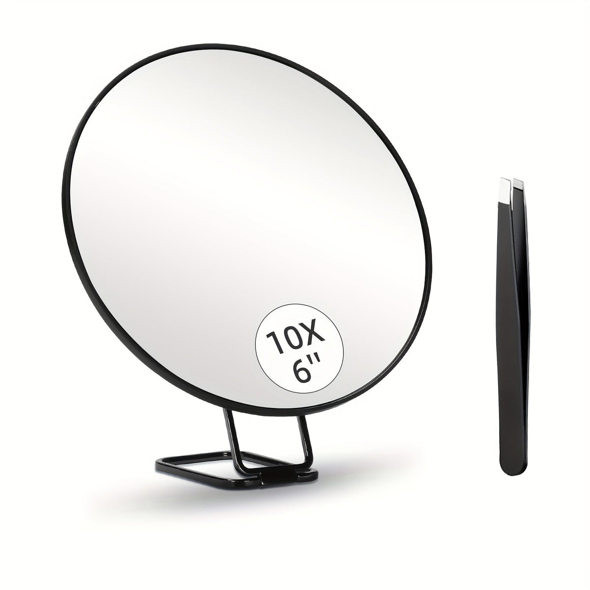 Naya Vault| Magnifying Makeup Mirror - 20X/10X Magnification, Suction Cup, Portable