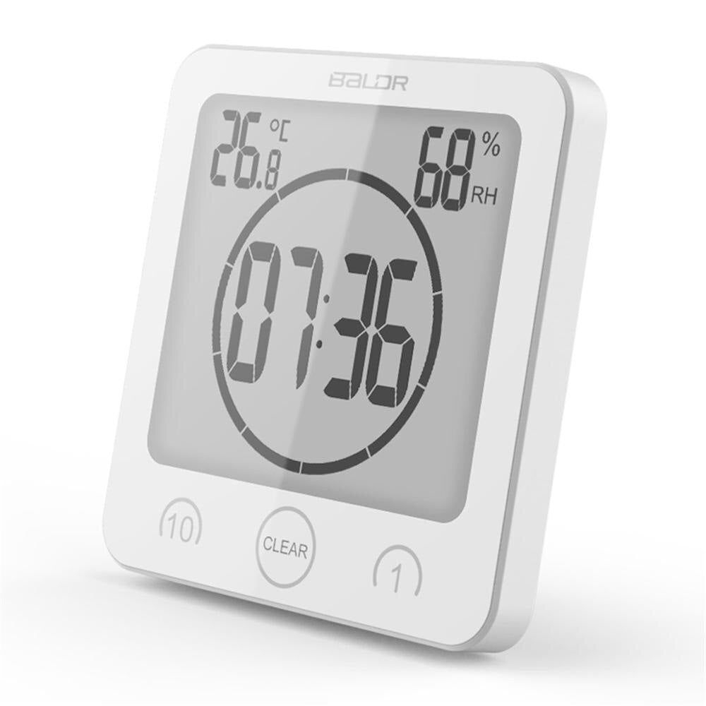 Naya Vault  | Waterproof Shower Clock - Always on time, even in the bathroom!