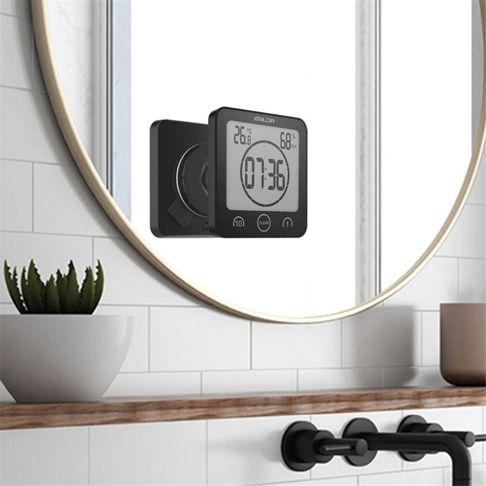 Naya Vault  | Waterproof Shower Clock - Always on time, even in the bathroom!