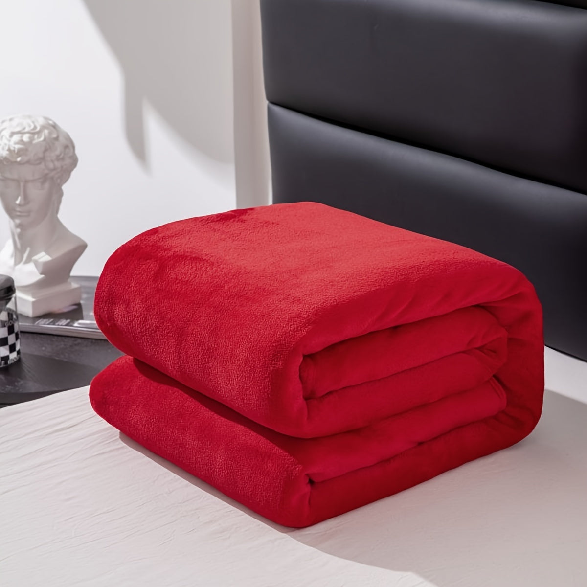 BowLift | Soft and warm gray flannel blanket for all seasons