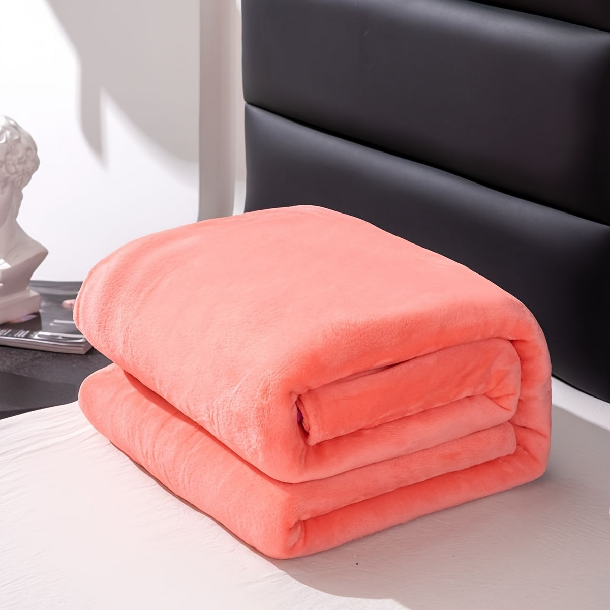 BowLift | Soft and warm gray flannel blanket for all seasons