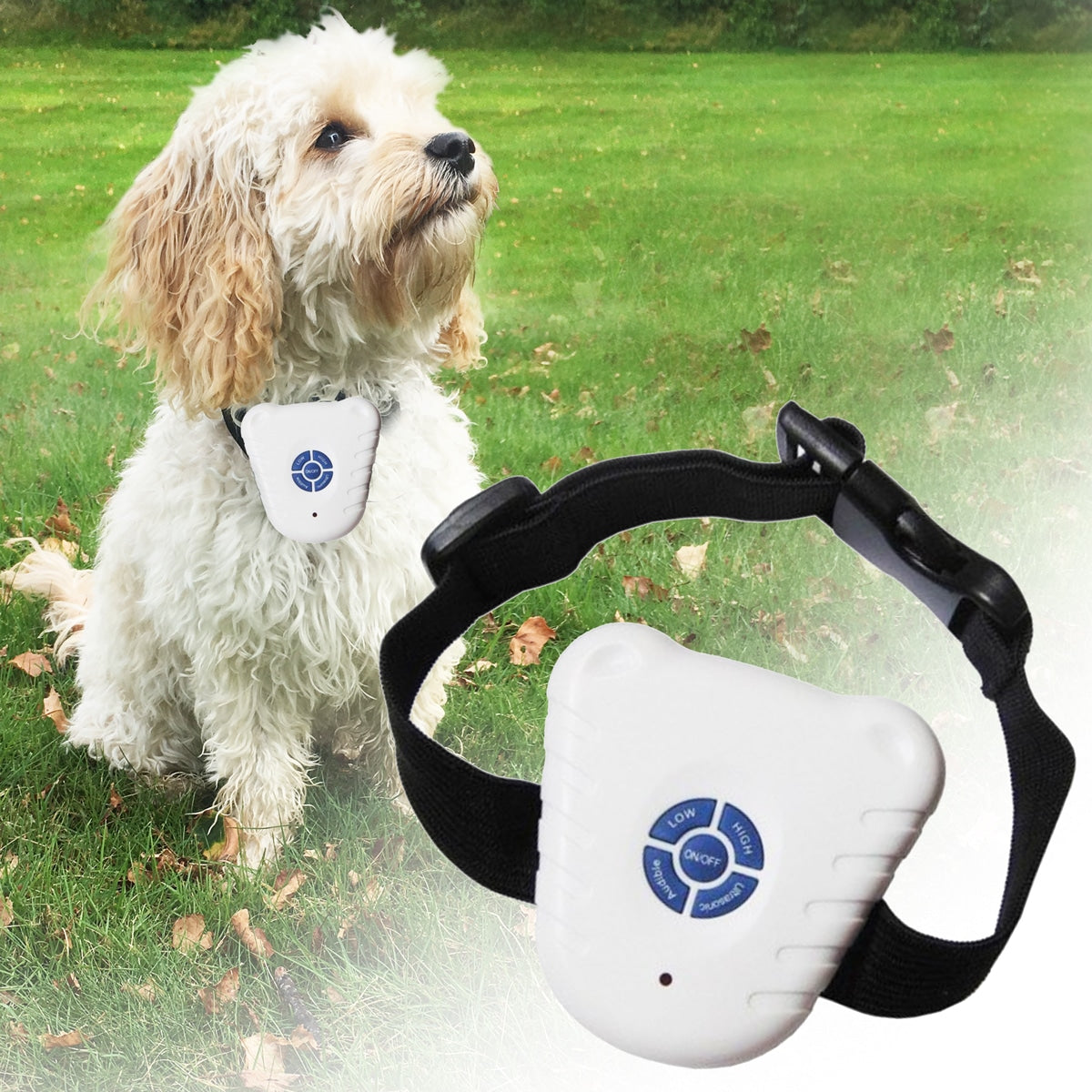 Naya Vault| Ultrasonic Anti-Bark Collar – Without Shocks, 25-50 cm