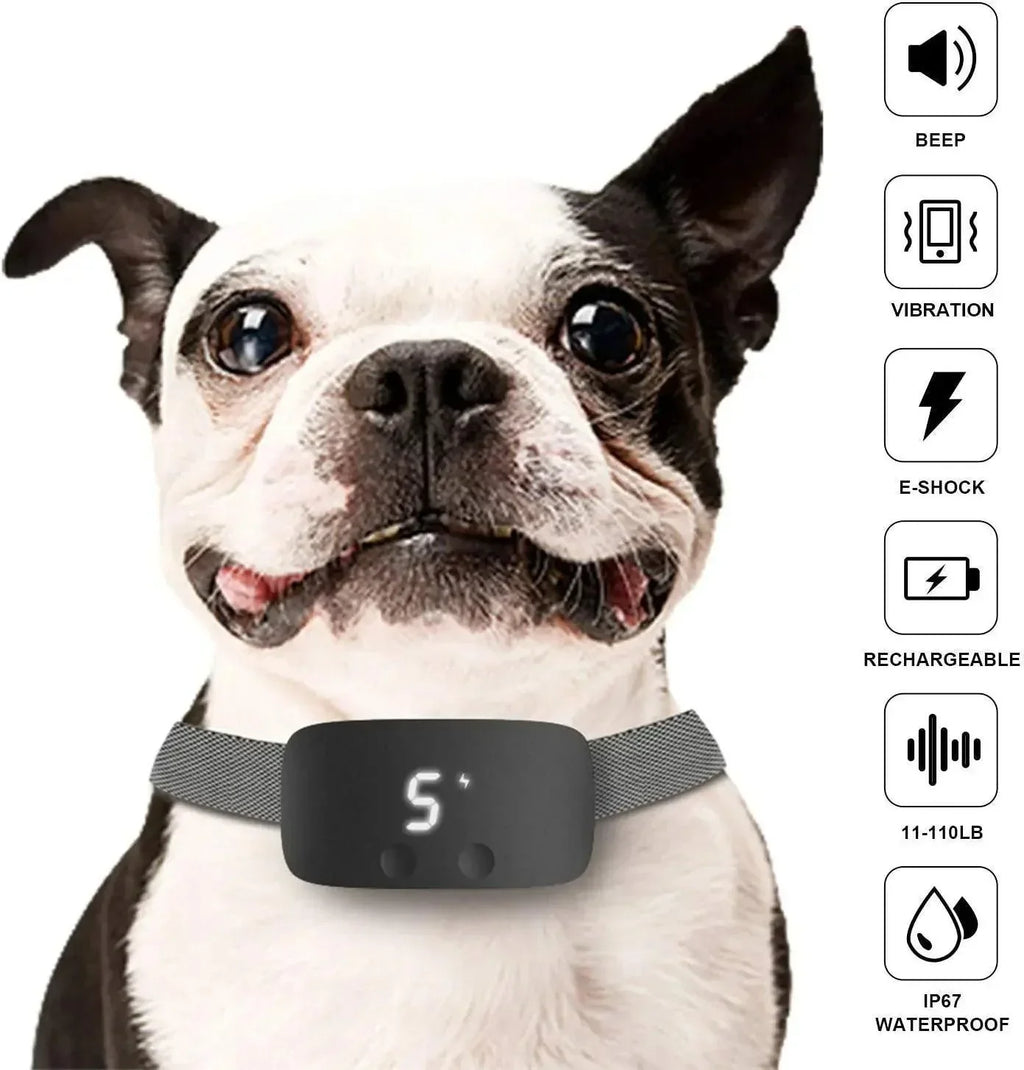 Naya Vault | Automatic No-Bark Dog Collar – Rechargeable Waterproof Anti-Barking Training Collar for All Breeds