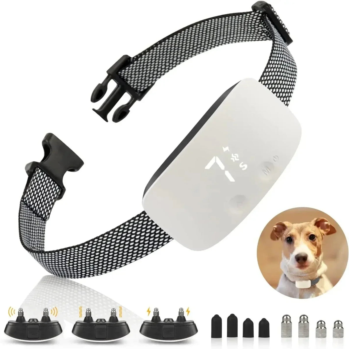 Naya Vault | Automatic No-Bark Dog Collar – Rechargeable Waterproof Anti-Barking Training Collar for All Breeds