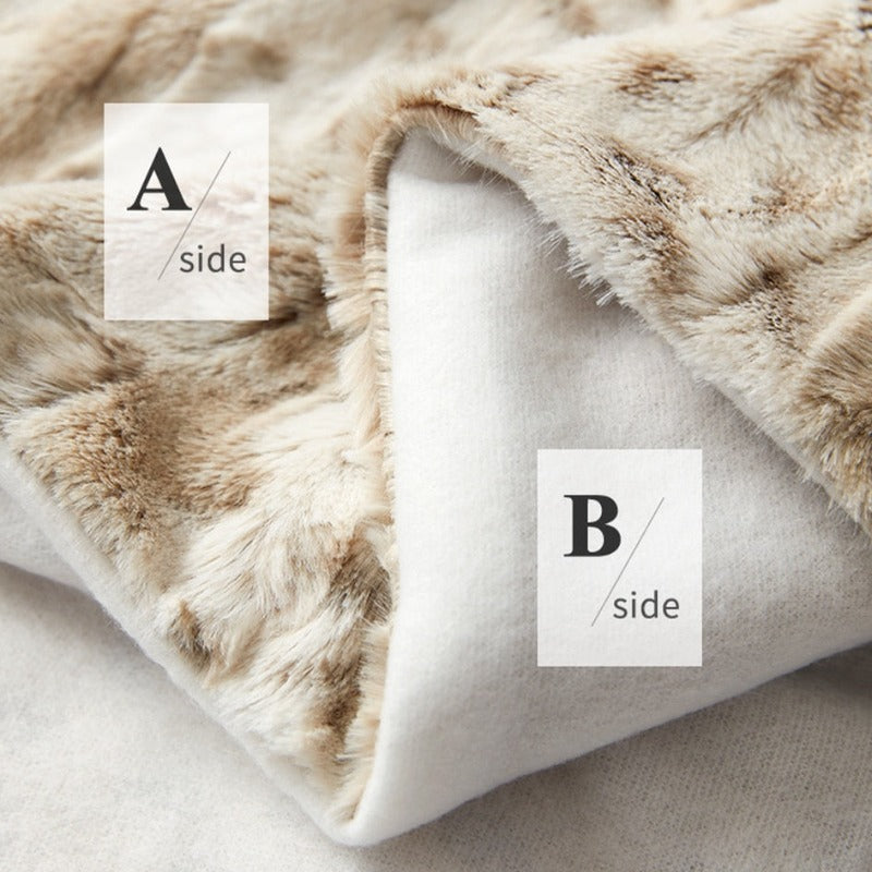 Naya Vault| SOFT LEO PATTERN BLANKET