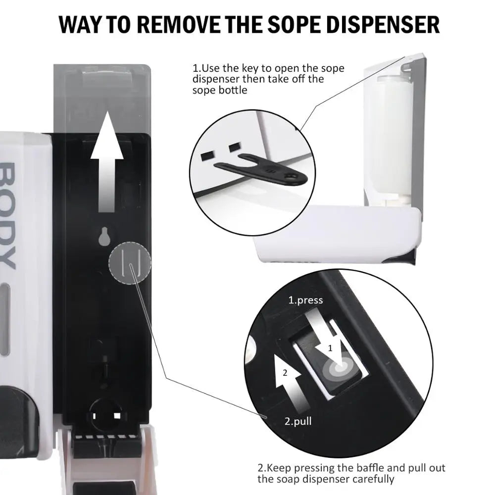 Naya Vault | Wall-mounted shower dispenser