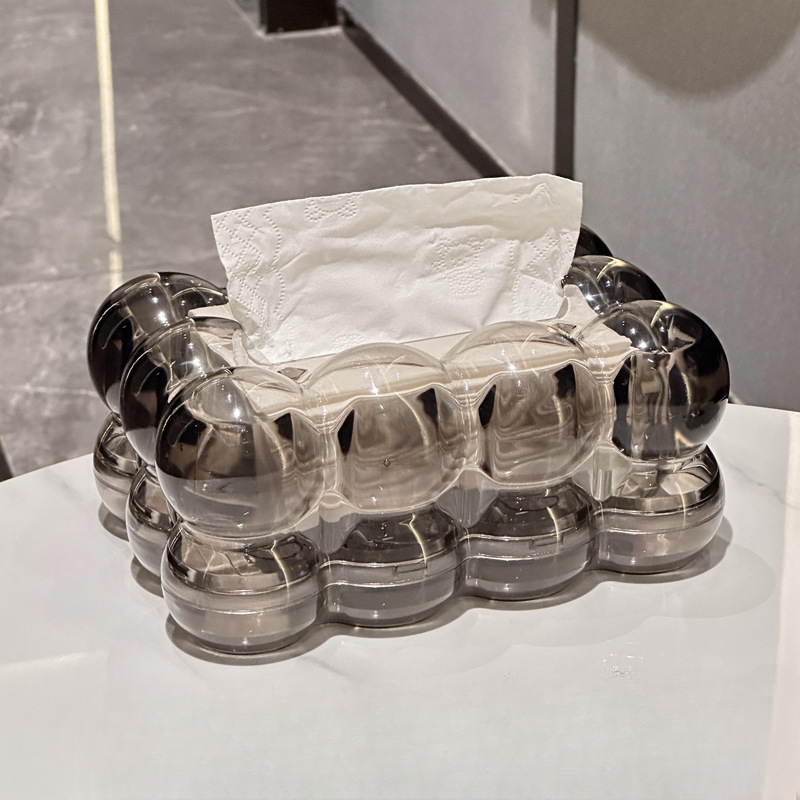 Naya Vault | LumiScape Tissue Box – Sculptural Acrylic Design for Modern Elegance