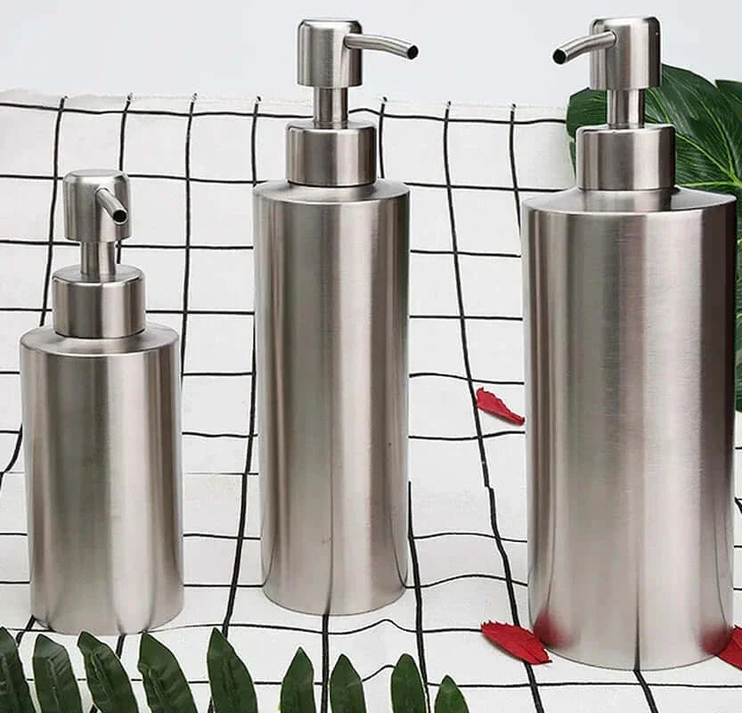 Naya Vault| Elegant Stainless Steel Hand Pump Soap Dispenser 250ml/350ml/550ml