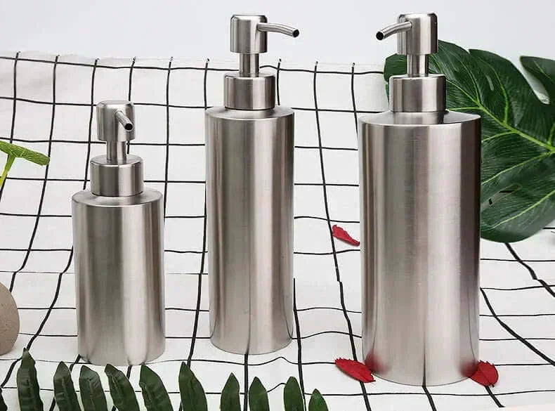 Naya Vault| Elegant Stainless Steel Hand Pump Soap Dispenser 250ml/350ml/550ml