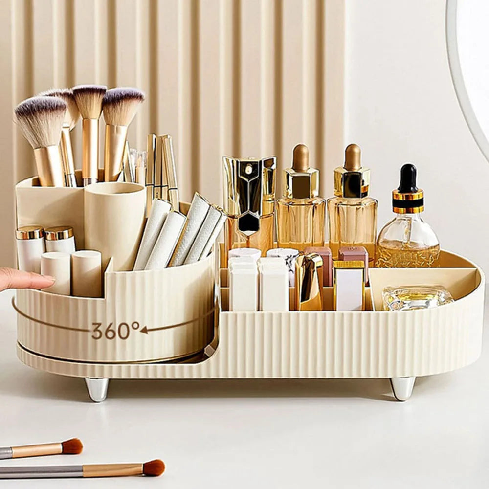 Naya Vault | Eleganza – Luxury Beauty Organizer with Slim Rotating Design