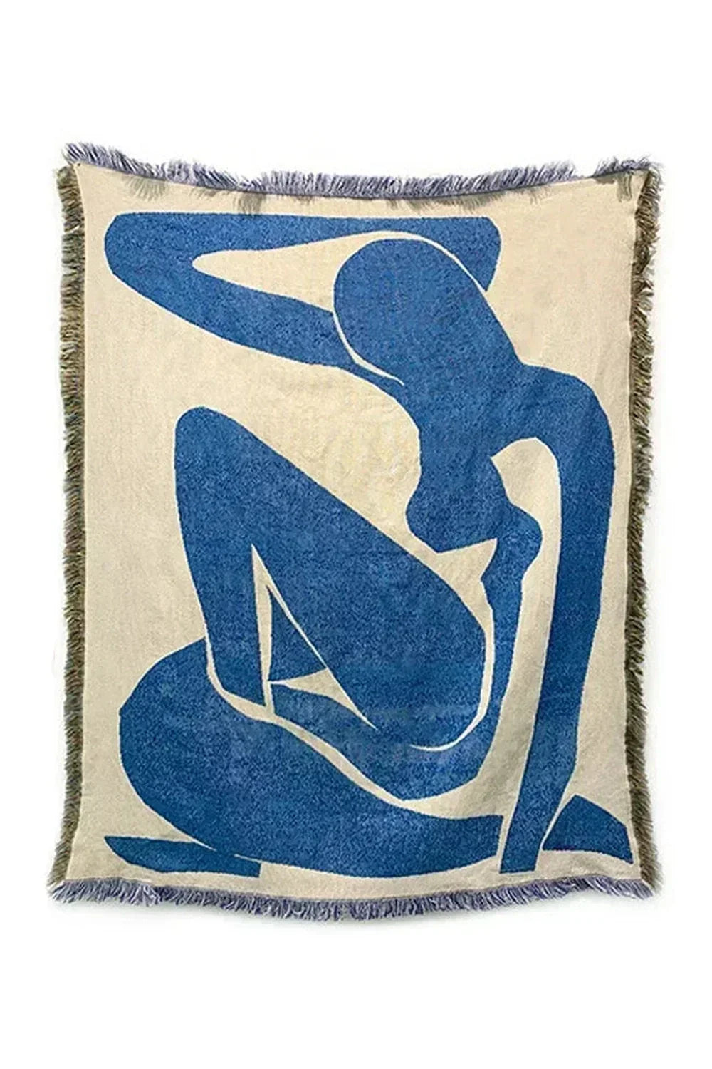 Naya Vault | Abstract Blue Muse Blanket