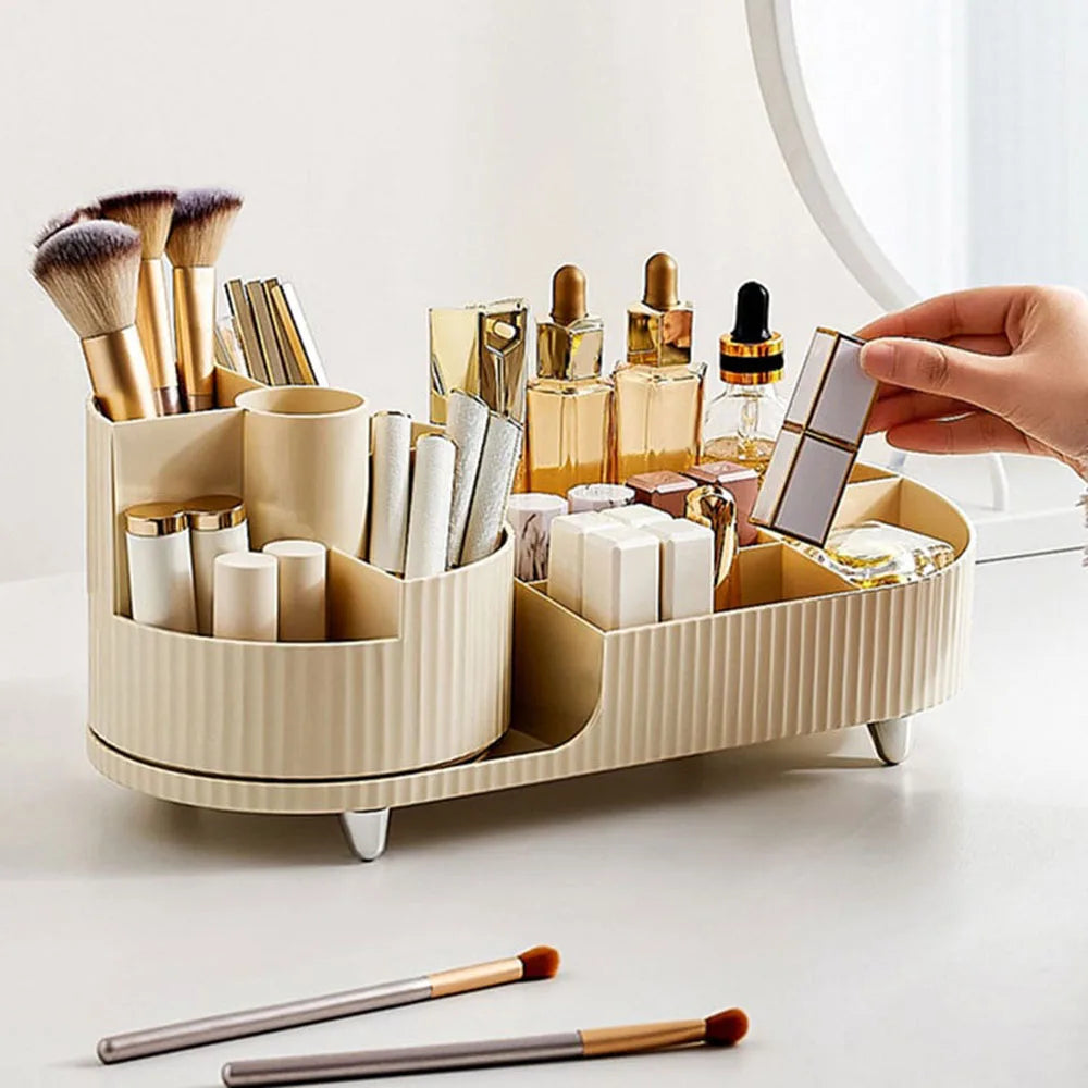 Naya Vault | Eleganza – Luxury Beauty Organizer with Slim Rotating Design