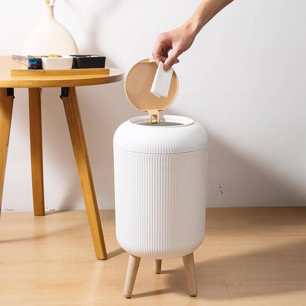 Naya Vault | Enhance your bathroom with the stylish 10L container with lid