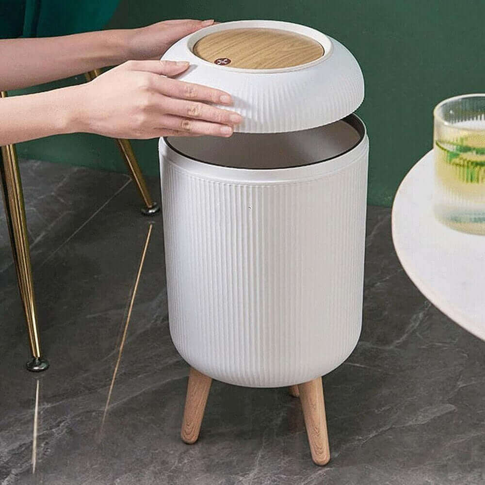 Naya Vault | Enhance your bathroom with the stylish 10L container with lid