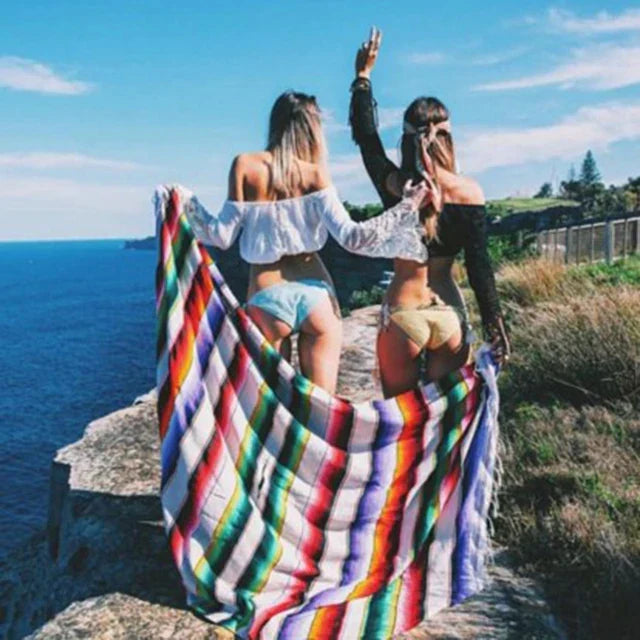 BowLift | Colorful Mexican Serape Blanket