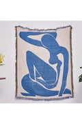 Naya Vault | Abstract Blue Muse Blanket