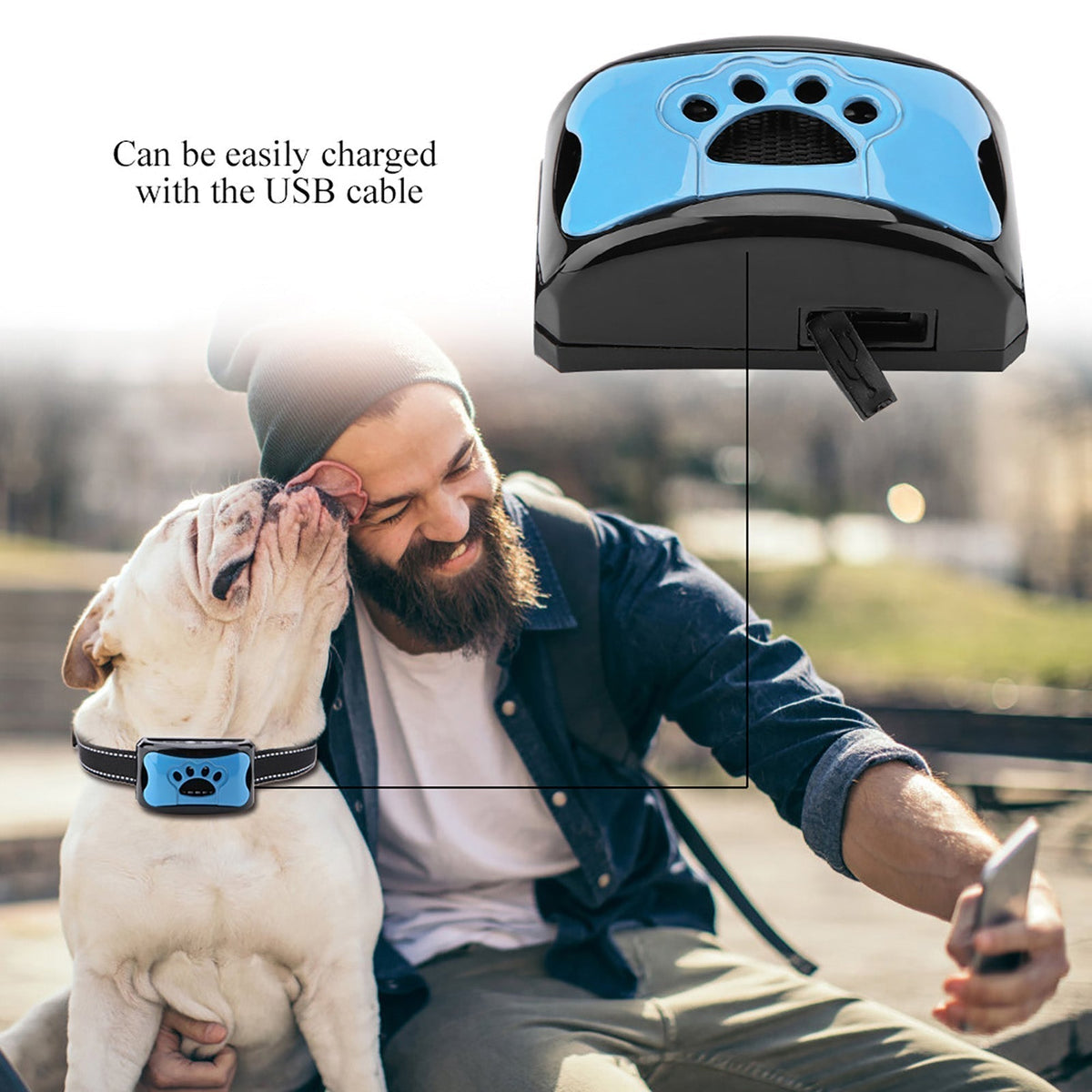 Naya Vault| Painless Anti-Bark Collar – Vibrations & Ultrasound for Dogs