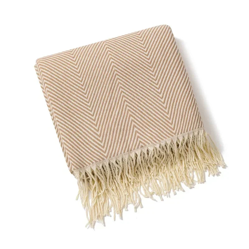 Naya Vault | Nordic Stripe Throw Sofa Blanket