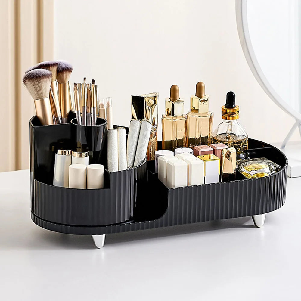 Naya Vault | Eleganza – Luxury Beauty Organizer with Slim Rotating Design