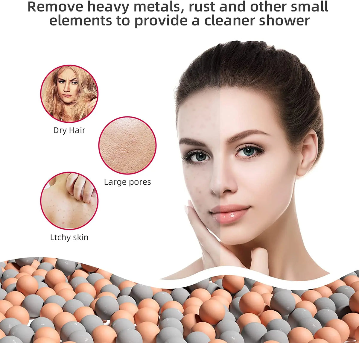Naya Vault | High Pressure Water-Saving Shower Head with Filter - AquaGlow