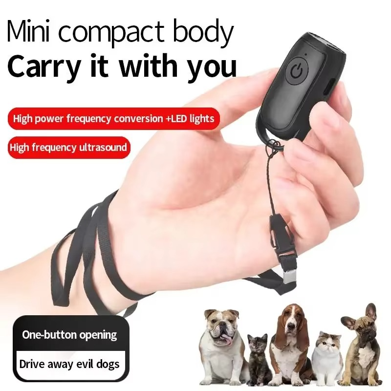 Naya Vault | Ultrasonic Mini Dog Repeller and Anti-Barking Training Device with LED Light