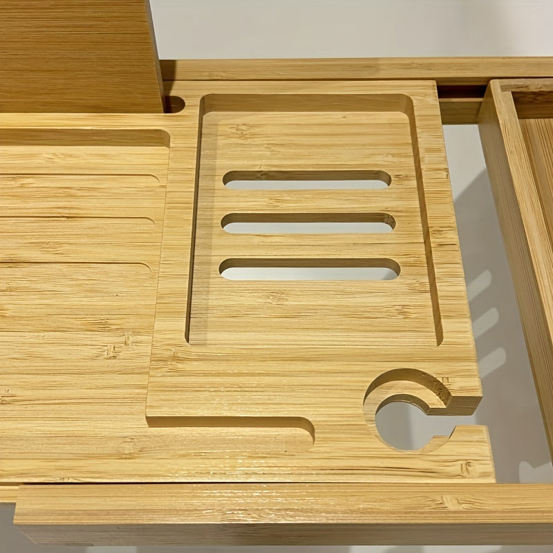 BowLift | Bamboo Bathtub Tray - For Ultimate Relaxation