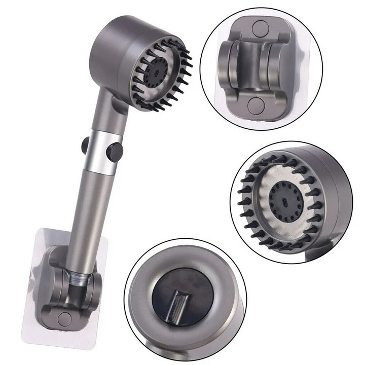 BowLift | High-pressure massage shower head - Handheld shower with 3 spray types and filters