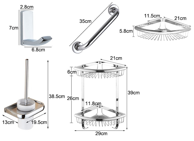 Naya Vault | Original Bathroom Hardware Set